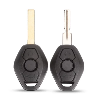 Suitable for BMW 3-button car flat key remote control replacement shell HU92/HU58