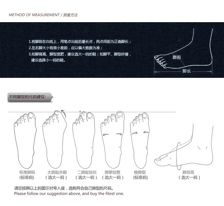 码数脚长