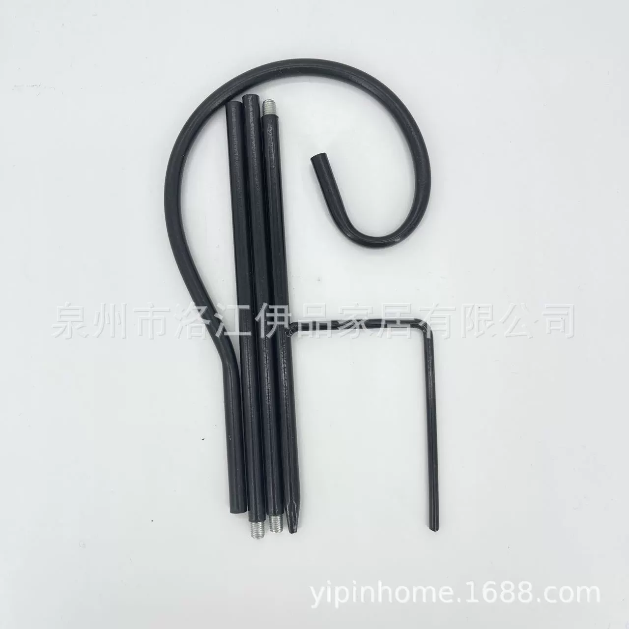 Завод в наличии Shepherd Hook Iron Crafts Крюк Двор Открытый фонарь Антикоррозийный складной металлический рычаг