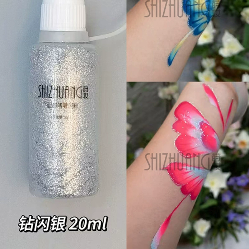 Детиное Painted блестящие ногти sequins для лица для макияжа глаз
