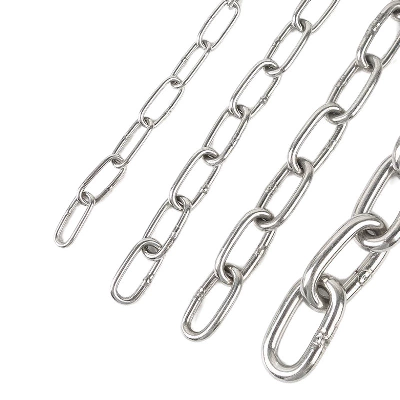Цепь из нержавеющей стали 304 из нержавеющей стали подъемная цепь декоративная цепь анкерная цепь цепная цепь несущая цепь подвесная цепь может быть установлена