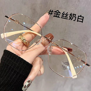 Fashionable high-end reading glasses for women official genuine anti-blue light high-definition fashionable young-looking old light glasses for women