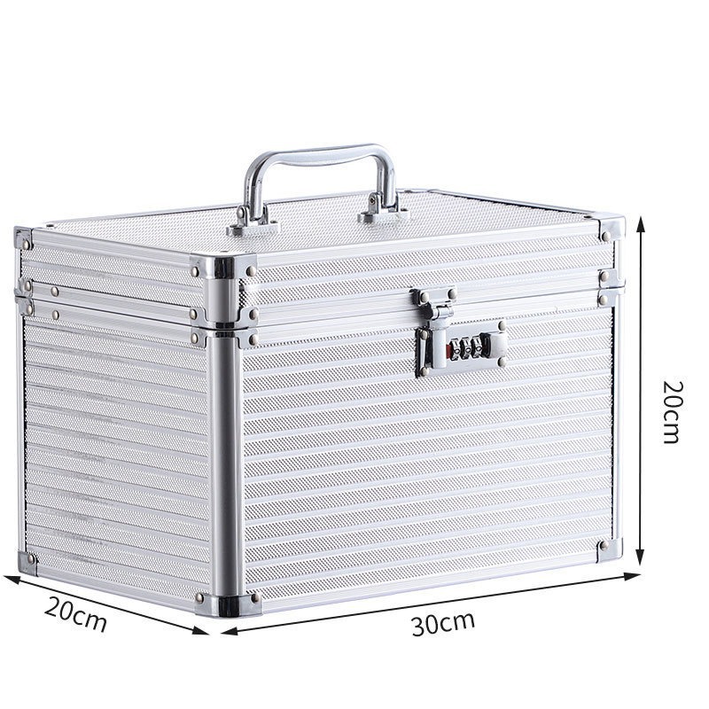 Caja de maquillaje multifuncional con espejo con lámpara portátil de gran capacidad caja de herramientas de maquillaje caja de almacenamiento de manicuras de mercado nocturno