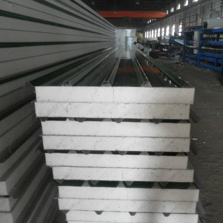 天津彩钢夹芯板 聚苯夹心彩钢板 泡沫夹芯板 泡沫复合板 泡沫板