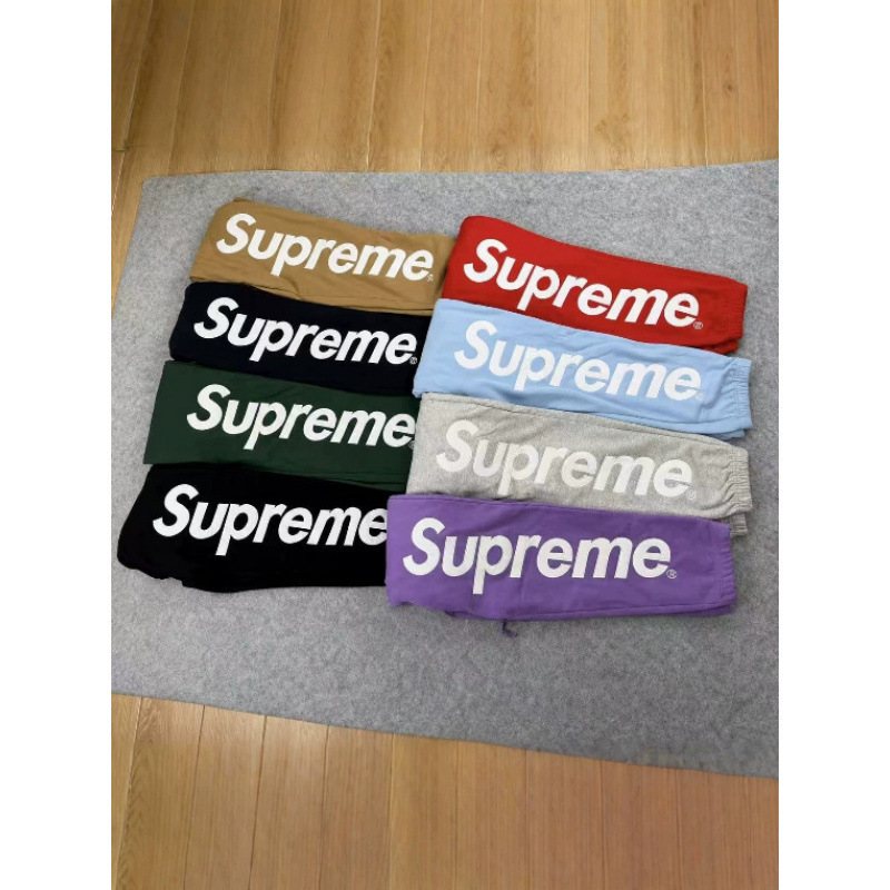 Cross-border Supreme 25FW Satin Hooded Classic Embroidered Large Logo Hoodie Sweatshirt