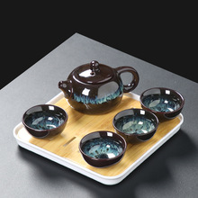 整套功夫小茶具套装家用单人简约现代日式酒店客房宿舍泡茶茶杯瓷