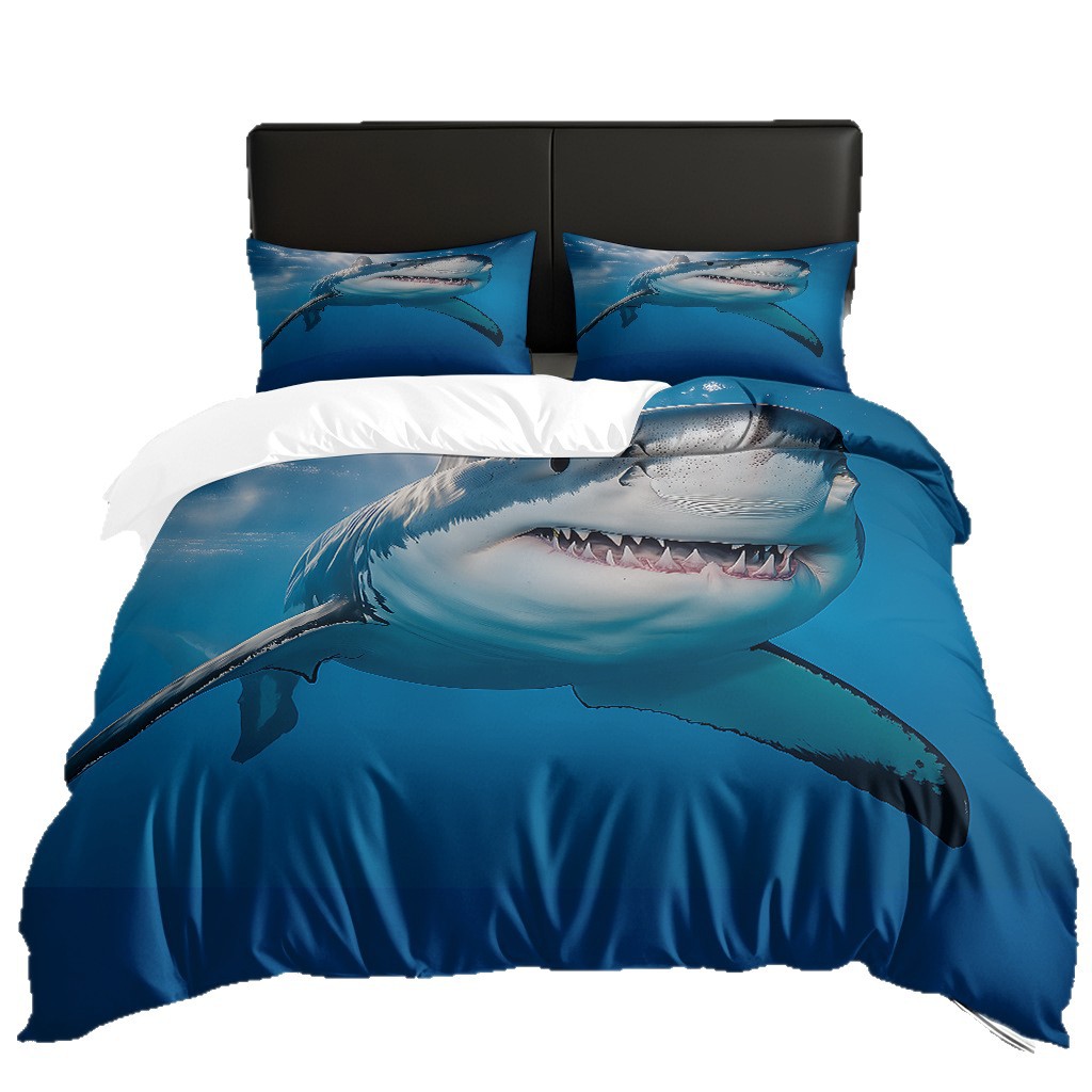 Ventas transfronterizas calientes de una variedad de patrones de reliquias marinas impresión digital colcha