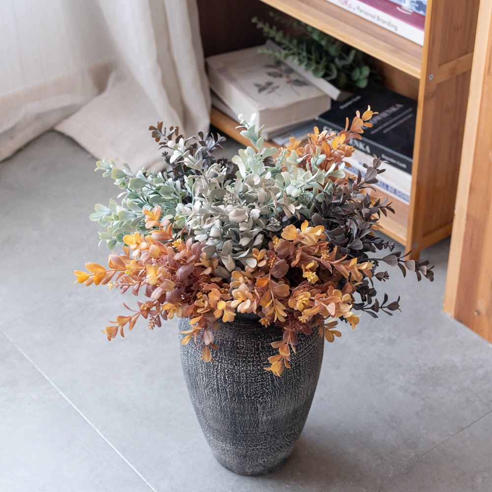 Wen Zi Clover Bundle Artificial Flower Manufacturer Home Decoration Bouquet Rose Wall Artificial Flower Cross-Border CL11003