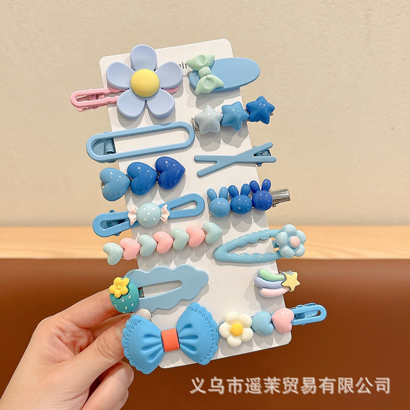 多巴胺儿童发夹女前额刘海夹鸭嘴夹头饰发卡碎发侧边卡子发饰夹子|undefined