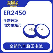 劲霸王厂家销售125度高温3.6V 锂亚胎压计ER2450纽扣电池