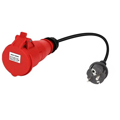 Cross-Border Export Supply of Electric Cars, European, American, British and Swiss Italian Standard Plug to Cee Female Adapter Charging Pile