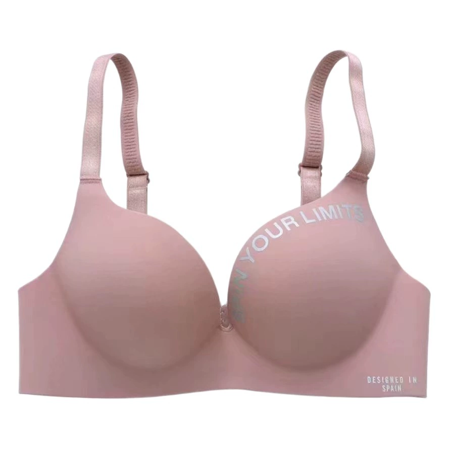 Бесшовное нижнее белье для внешней торговли, маленькая грудь, утолщенная грудь, пуш-ап, коллекция, против провисания, японский цельный беспроводной бюстгальтер для девочек