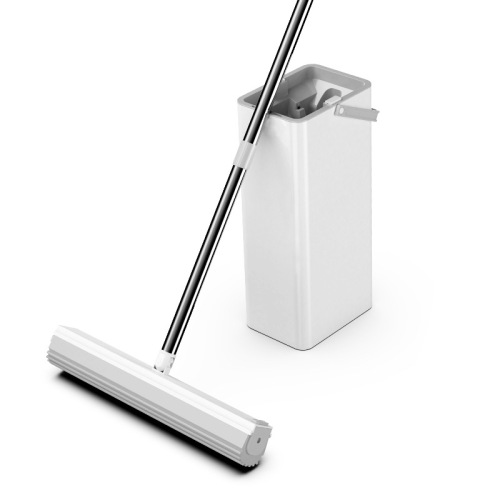 Sponge mop  new absorbent floor mopping artifact collodion household mop hand-free washable mop head bucket wholesale