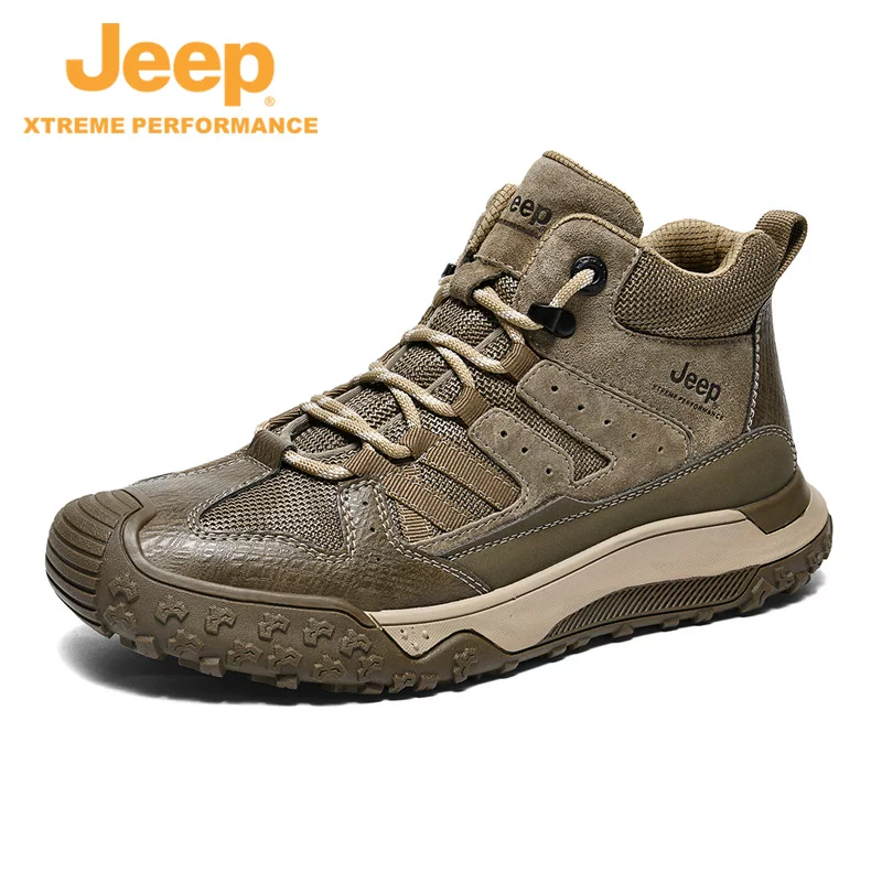JEEP/吉普 трендовая демисезонная нескользящая скалолазная повседневная обувь, комфортные спортивные туфли для походов