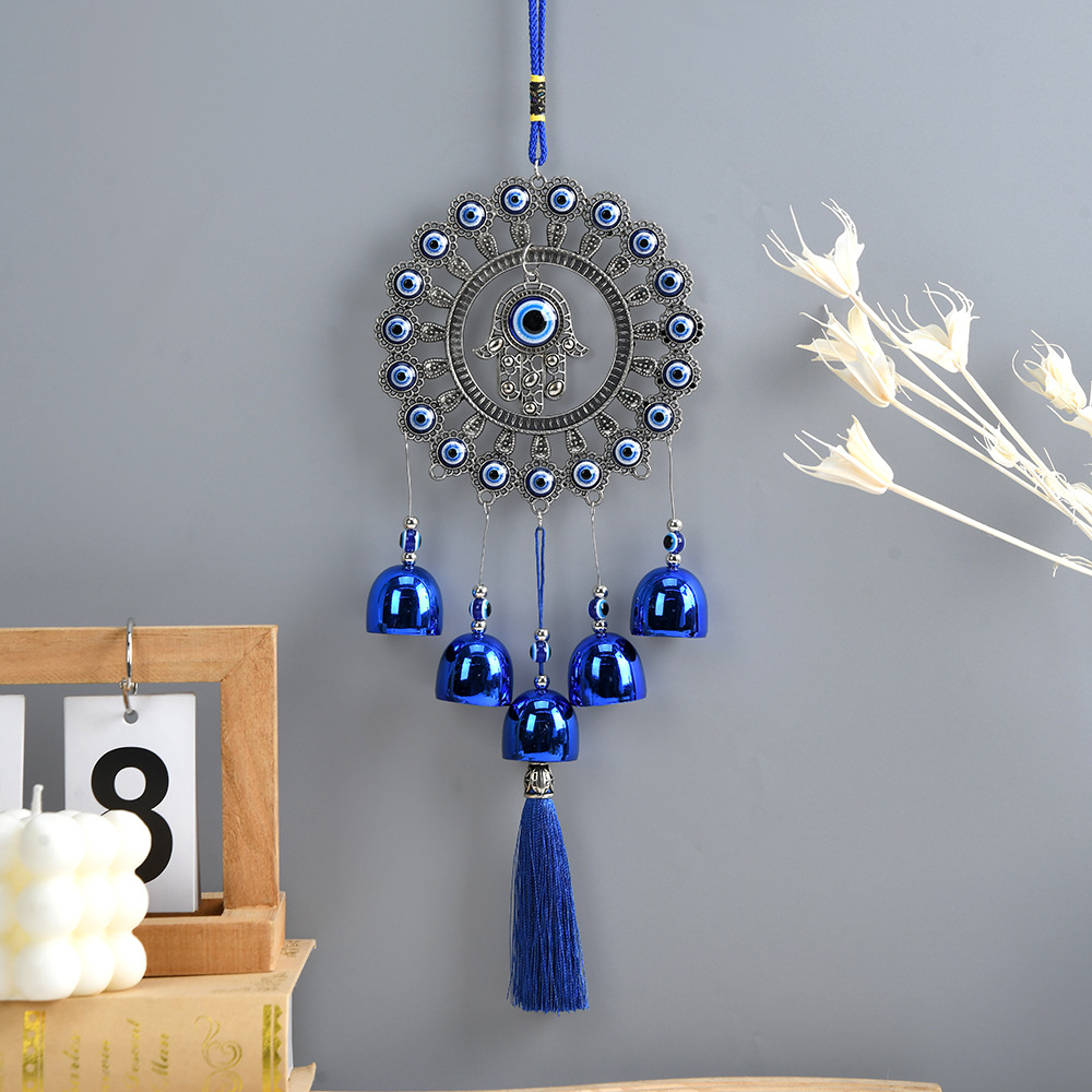Carillon à vent avec pendentif œil de diable pour décoration_voghion.com