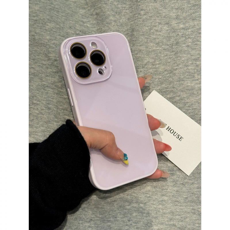 韩系ins清透糖果色保护镜头适用iphone16promax苹果15手机保护壳|undefined