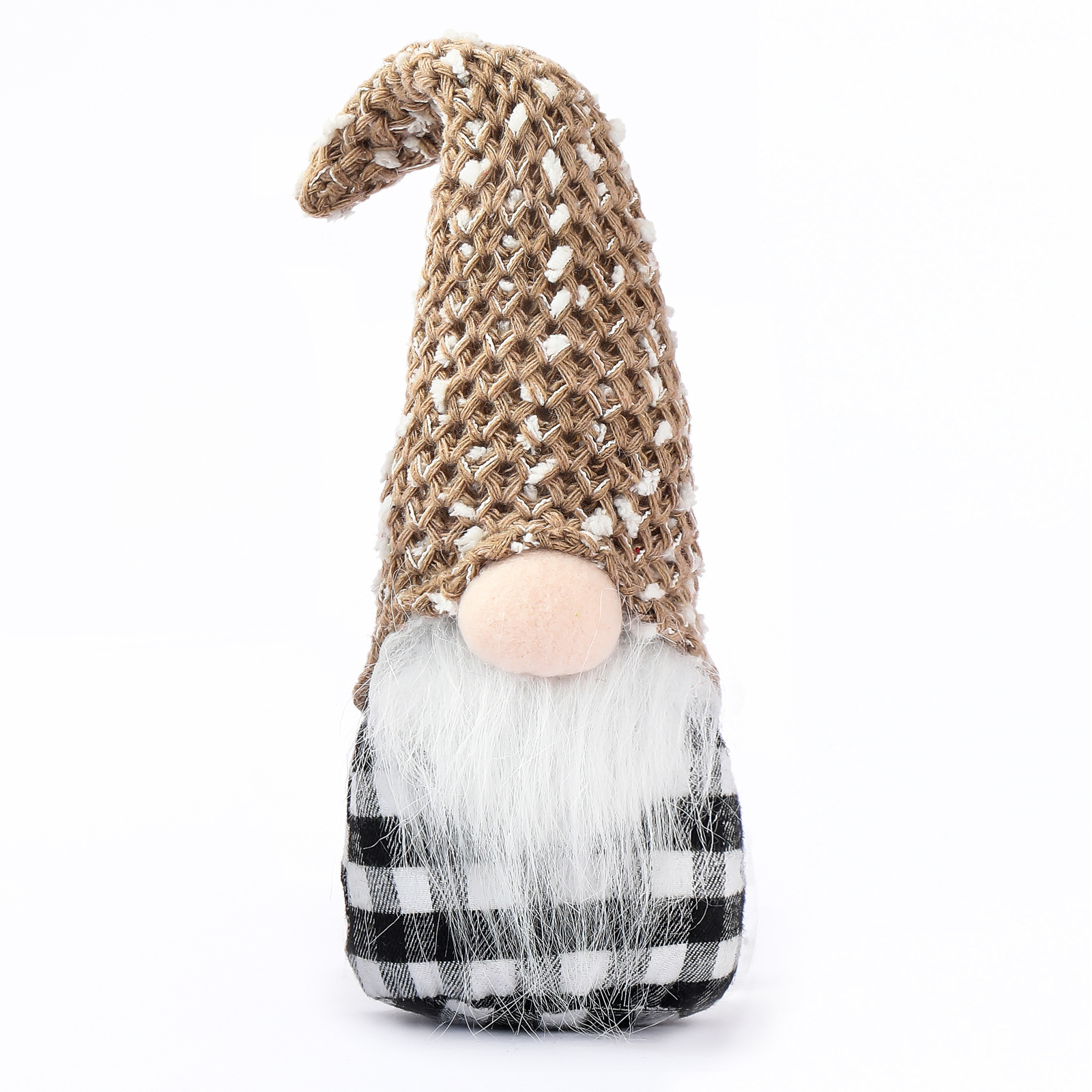 Transfronterizo nueva decoración de Navidad sombrero de lana de punto Rudolf muñeca regalo de los niños centro comercial decoración de la ventana