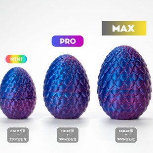 Cross-Border Popular 3D Printed Dragon Egg Set Gemstone Dragon Ornaments Hand-Made Toys Creative Trendy Toys Street Stalls and Night Market Hot Items