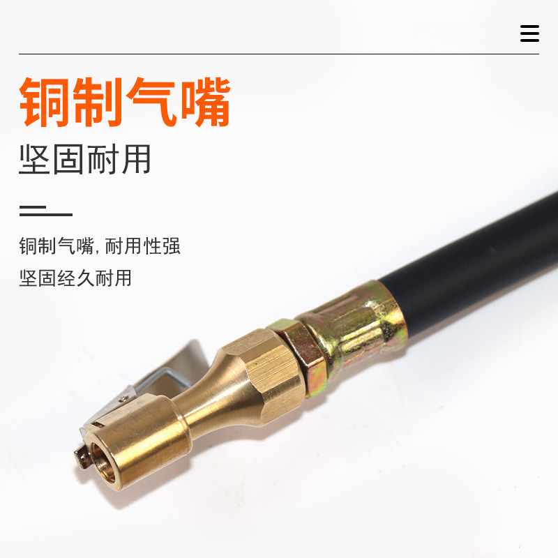 Monitor de neumáticos con visualización digital de alta precisión medidor de presión de neumáticos con pistola de aire