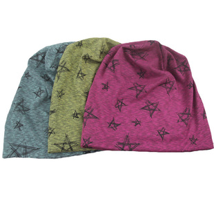 Aliexpress Popular Foreign Trade Hip-Hop Pullover Hat Fashion Five-Pointed Star Slouchy Pullover Maternity Hat Wholesale