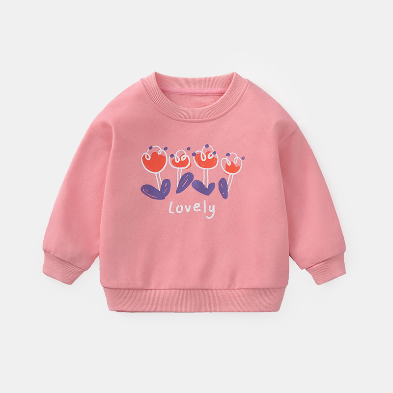 2022秋冬の新型子供服韓国版男女子供長袖tシャツの底のシャツがゆったりしています。|undefined