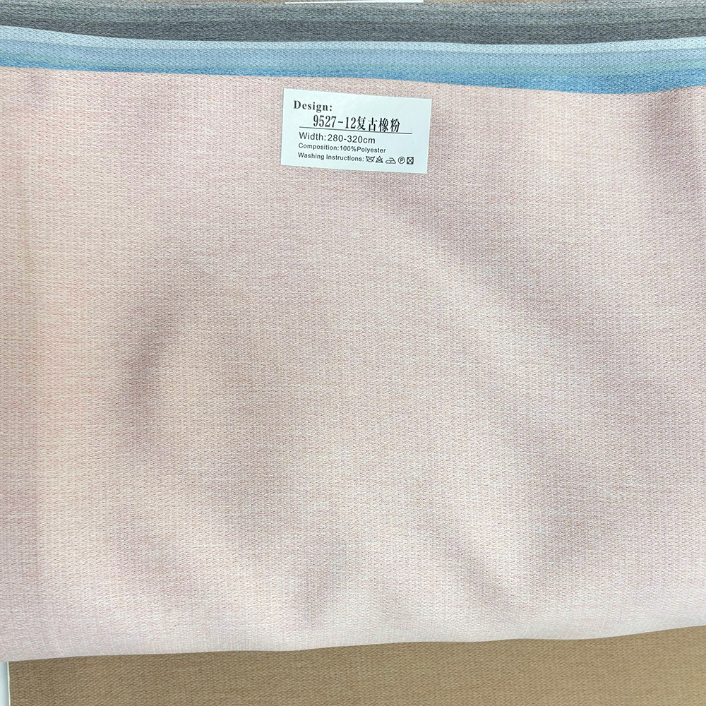 Shaoxing Keqiao telas sombreado engrosado proyecto cortina fuente fábrica personalizada hotel residencial dormitorio escuela