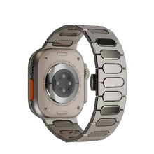 适用苹果智能手表表带Apple watch iwatch ultra S8 7钛合金表带
