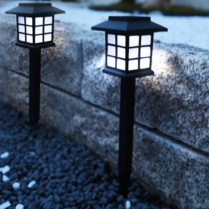 Hot selling solar house lights outdoor ground solar lights courtyard garden villa home lawn lights