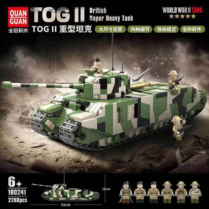 Quan Guan Togii Heavy Tank Building Blocks Military Assembly Model Toy World War Ii Building Block Tank World Series Quan Guan Togii Heavy Tank Building Blocks Military Assembly Model Toy World War Ii Building Block Tank World Series