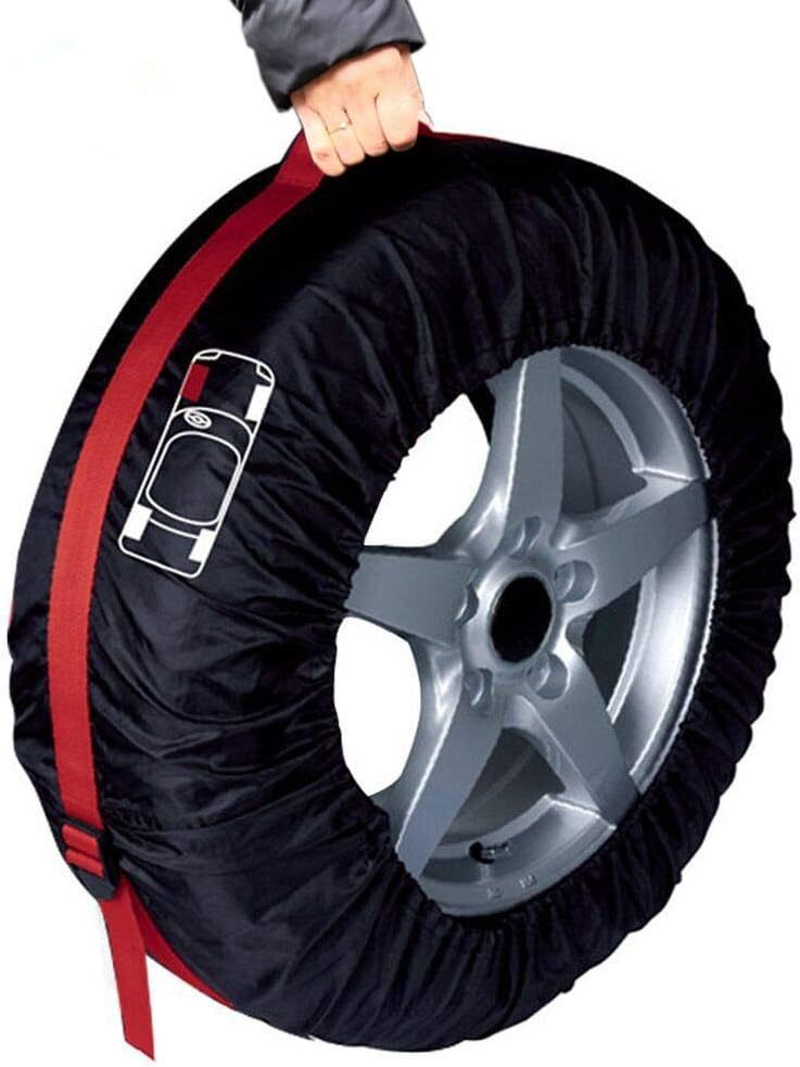 210D Tire Cover Tire Cover Car Spare Tire Cover Tire Bag Wheel Cover Cross-Border Hot-Selling Snow Tire Storage Bag