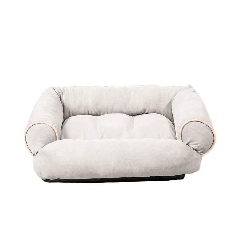 Deep Sleeping Suede Pet Dog Bed And Magical Cat Sofa House_voghion.com