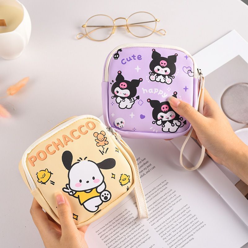 Tas Penyimpanan Handuk Bibi Kabel Data Earphone Pelajar Kapasitas Besar Portabel Kecil Tas Lipstik Kecil Gaya Instagram Tahan Lama