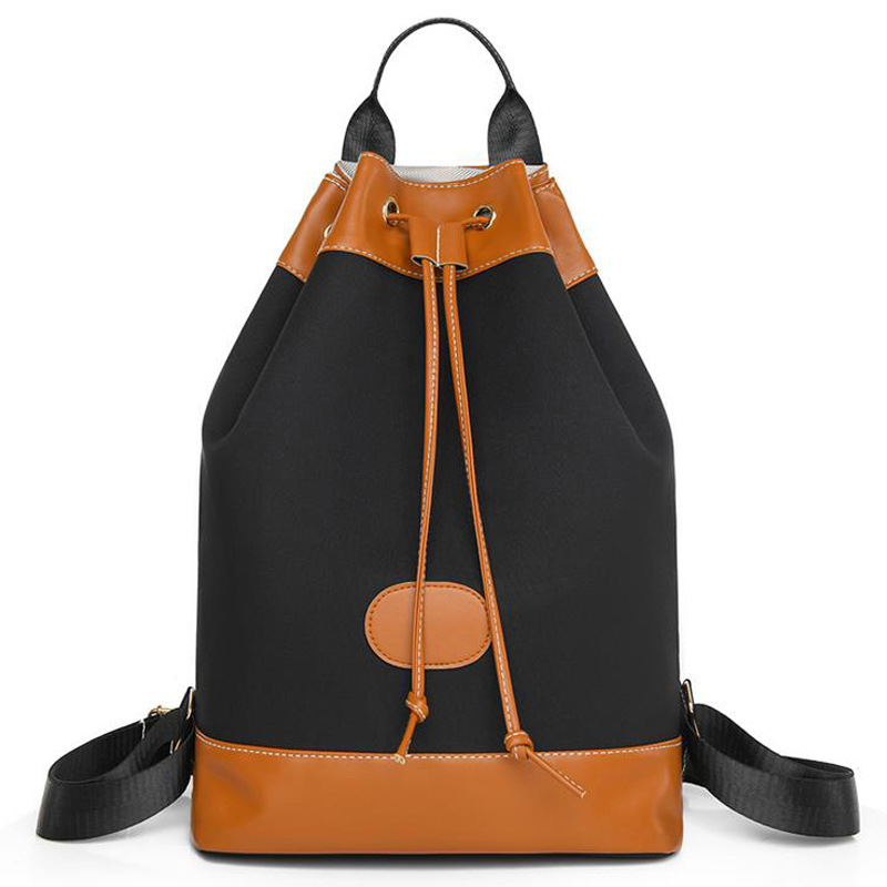 Mochila de tela Oxford para mujer 2024 verano nueva moda en contraste mochila escolar de viaje ligero al por mayor