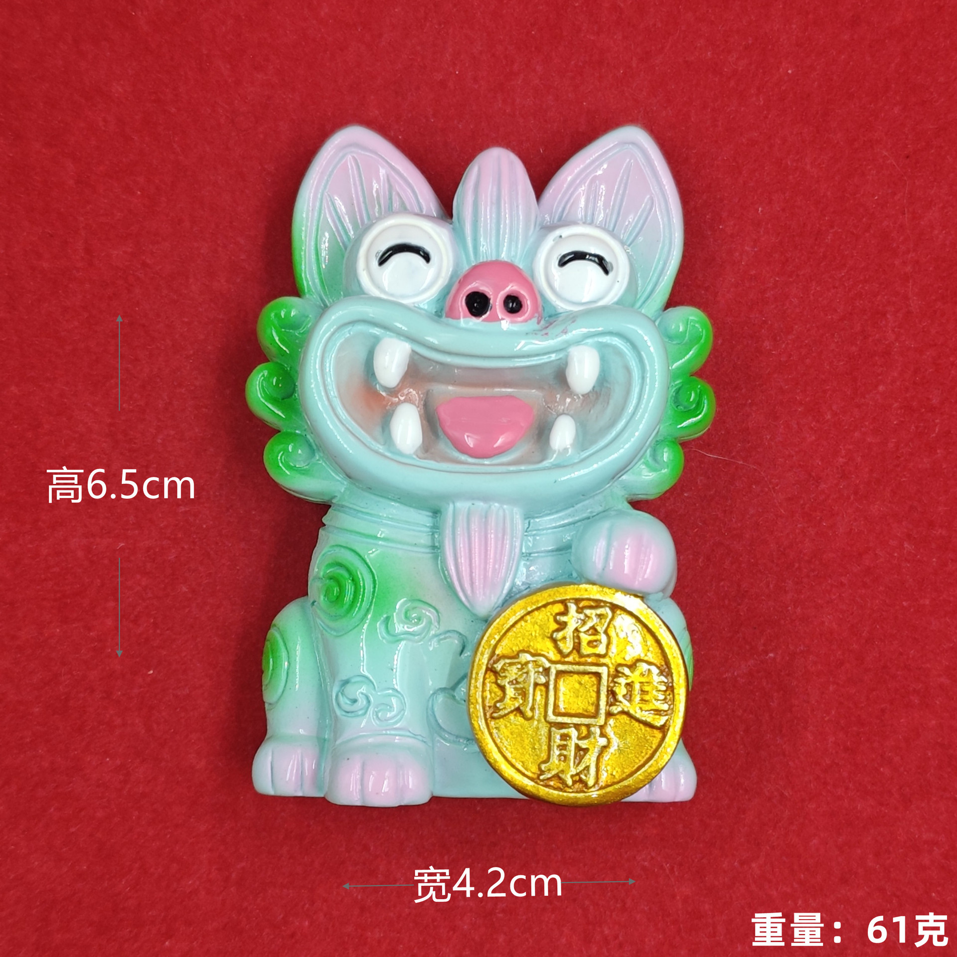 Colorido Yunnan auspicioso gato de azulejos refrigerador pegatinas de turismo conmemorativo PR regalo creativo fábrica de decoración directa image 28