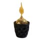 Classical family indoor desktop incense burner decoration resin crafts sandalwood incense alloy ginkgo leaf incense burner in stock