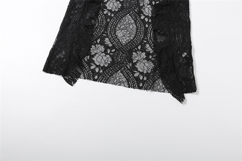 2025 Autumn Winter New Women's Fashion Trendy Street Style Lace Patchwork Cardigan Blazer_ecoleips.com