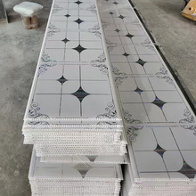 跨境厂家吊顶材料扣板PVC天花板塑钢板集成吊顶工程板长条塑料板