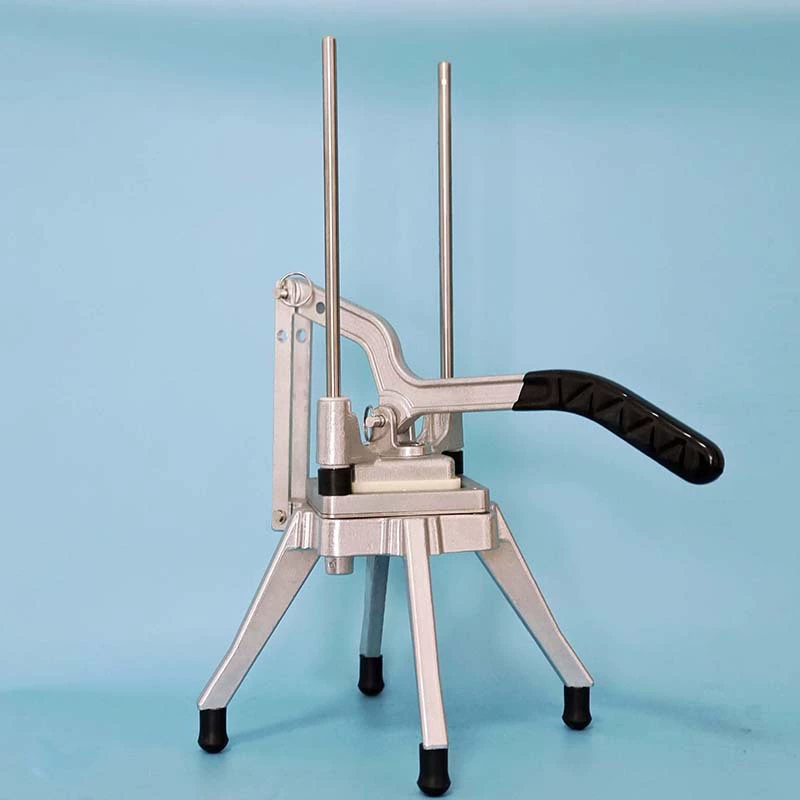 Вертикальная ручная машина для нарезки кубиками с аксессуарами из нержавеющей стали для нарезки овощей, картофеля, огурцов, ломтиков редиса и фруктовых полосок.