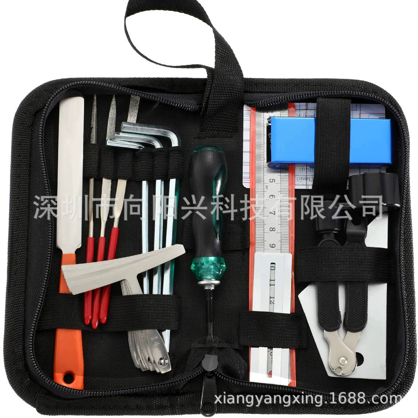 Guitar, tools set, file, hexagonal wrench, 25 pieces