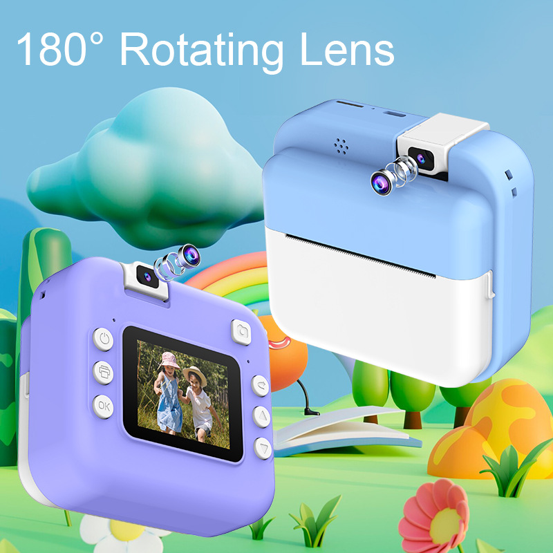 La nueva cámara de impresión térmica transfronteriza AC300 mini fotocamera de impresión térmica de alta definición puede tomar fotos y videos para niños