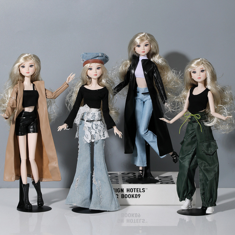 6-Inch Doll Dress-Up Clothes, Supermodel Body, Multi-Style Dress-Up, Trendy and Fashionable Doll Circle Outfit, Doll Clothes Toy, Dress-Up