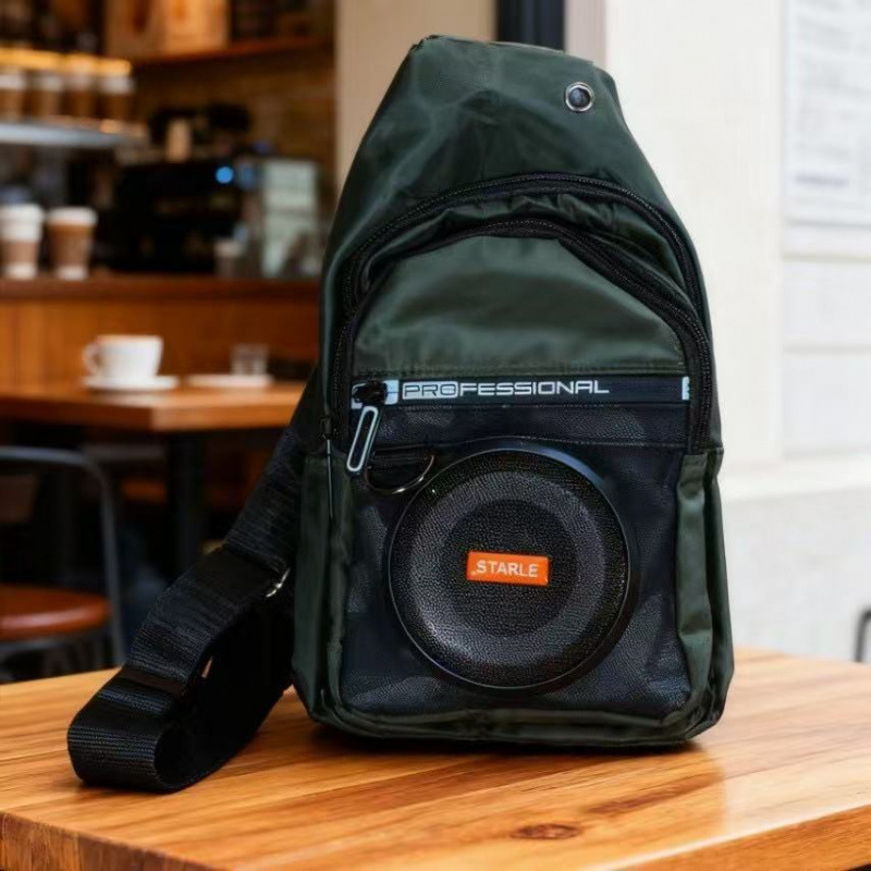 New cross-shoulder backpack wireless Bluetooth speaker portable mini speaker cycling Bluetooth speaker outdoor high volume speaker New cross-shoulder backpack wireless Bluetooth speaker portable mini speaker cycling Bluetooth speaker outdoor high volume speaker