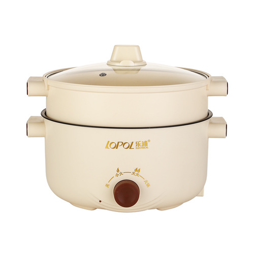 Lepu multifunctional electric cooker, electric frying and cooking all-in-one pot, household large-capacity small electric pot, non-stick pot, electric hot pot