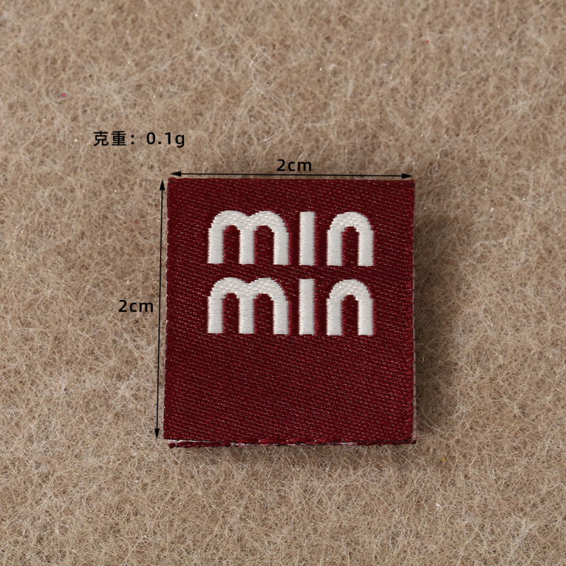 简约时尚字母刺绣布贴时尚高级感手工DIY创意鞋帽服装辅料织唛|undefined