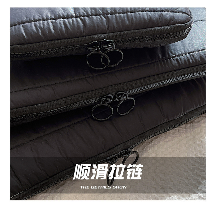 Title 4, Simple Stitching Splicing Laptop Tablet Case. P...