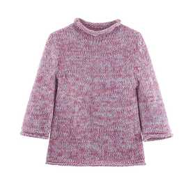 BZL2025欧美风秋女装拼色针织衫毛衣  82762图片色源头工厂剪吊牌