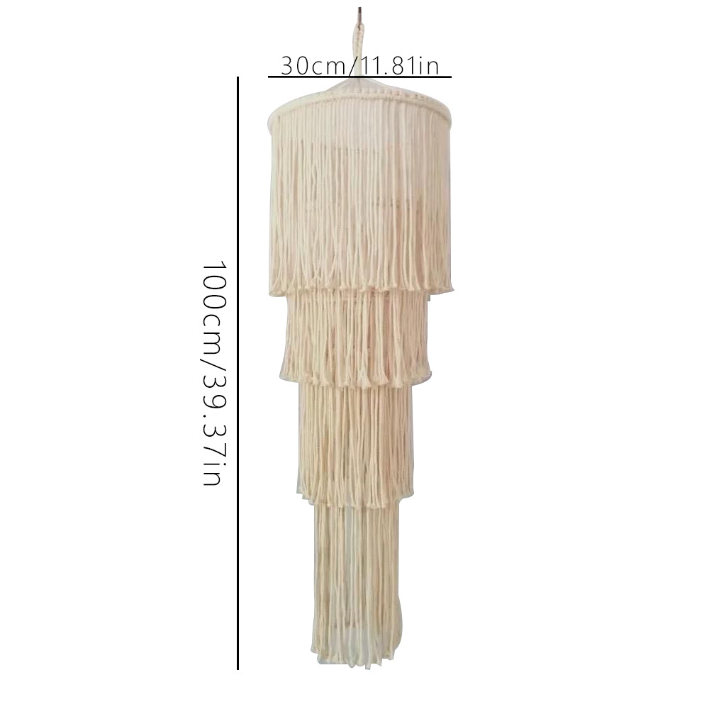 Macrame Hanging Lamp Image 4