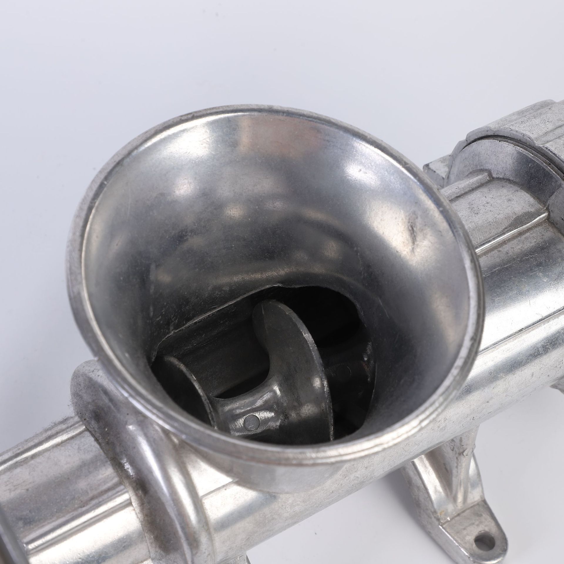 Comercial antiguo molino de carne manual, máquina de llenado de salchichas doméstica, máquina de cocina, herramientas de enema de carne molída manual al por mayor