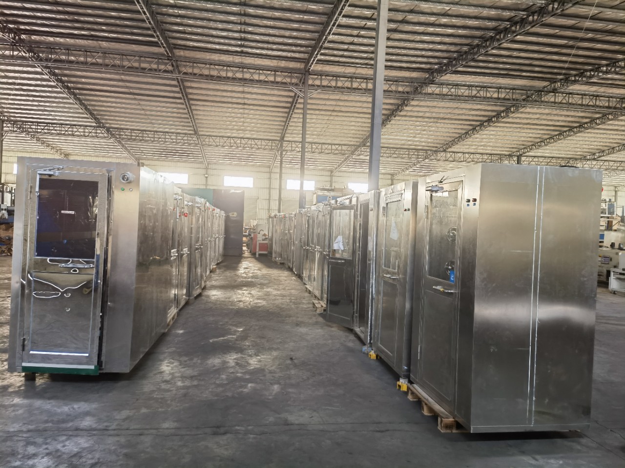 低价清仓二手单人双人不锈钢风淋室货淋室