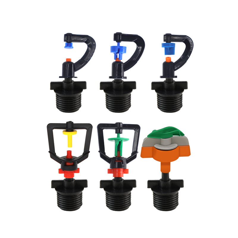 4 puntos de plástico cruzado atomizador pulverización de agua sitio de construcción cabeza de pulverización a prueba de polvo ingeniería de pulverización de polvo enfriamiento y eliminación de polvo